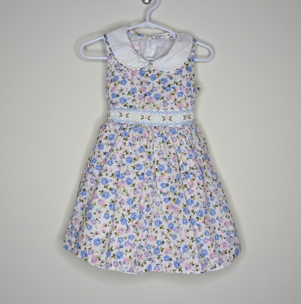 Bonnie Baby Floral Smocked Dress 24m